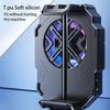 ELORES Mobile Phone Coolers for Gaming Rechargeable Cellphone Cooling Fan Accessories Mute Smartphone Radiator Stand view 2