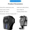 ELORES Mobile Phone Radiator Phone Cooling Fan Case Cold Wind Handle Fan Cooling Fan Mobile Phone view 4