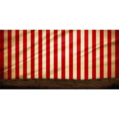 Baocicco 15x10ft Circus Backdrop Circus Tent Happy Birthday Carnival Backdrops Red and White Stripes Photography Background Baby Boy Girl Children Birthday Party Photography Booth Photo Props