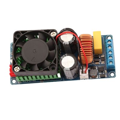 1PCS 500W IRS2092S Mono Channel Class D Digital Board HiFi Power w/Fan