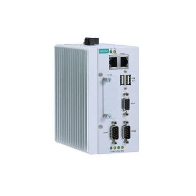 MXA MC-1112-E4-T (Custom-QTC), Fanless PC, 1.91 GHz Quad core Atom E3845, 8 GB RAM, 1 VGA, 2 LAN, 2 Serial, C1D2, -40 to 70C