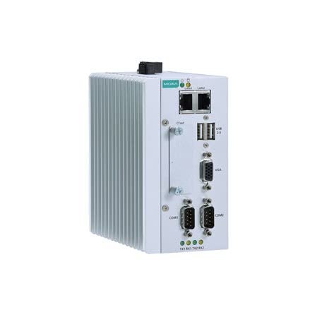 MXA MC-1112-E4-T (Custom-QTC), Fanless PC, 1.91 GHz Quad core Atom E3845, 8 GB RAM, 1 VGA, 2 LAN, 2 Serial, C1D2, -40 to 70C