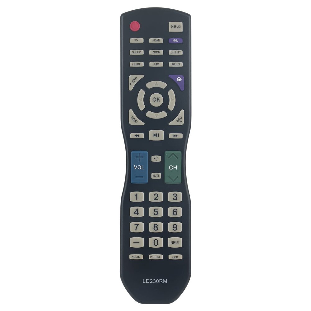Beyution LD230RM Replaced Remote Control Compatible with APEX Digital LCD LED TV LD4088RM LD200RM LD220RM LE3245RM LD230RM RTLD230RM LE3245M LE3245