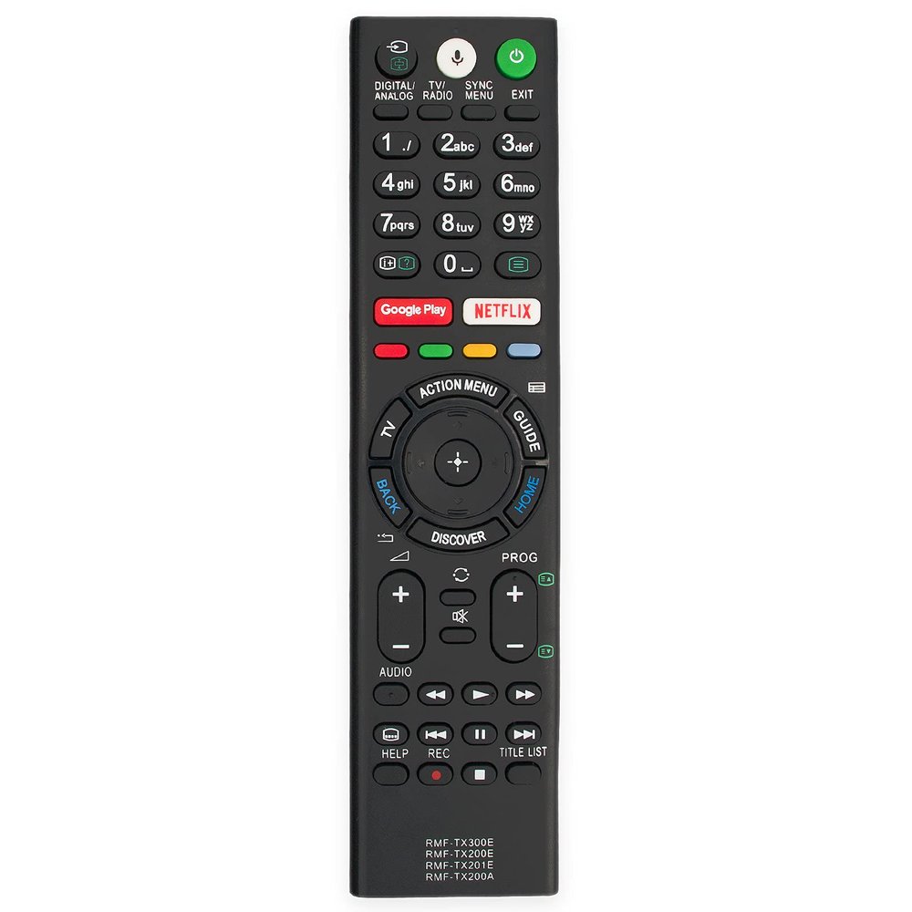 Beyution RMF-TX300E RMF-TX200E RMF-TX201E RMF-TX200A Voice Remote Control Compatible with Sony TV KD-49XE8005 KD-49XE8077 KD-49XE8096 KD-49XE8396 KD-55XE8096 KD-75XE8596 KD-55XE9005 KD-43XE8005