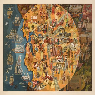 Miillard Sheets : The Pageant of History in Northern California : Art Print