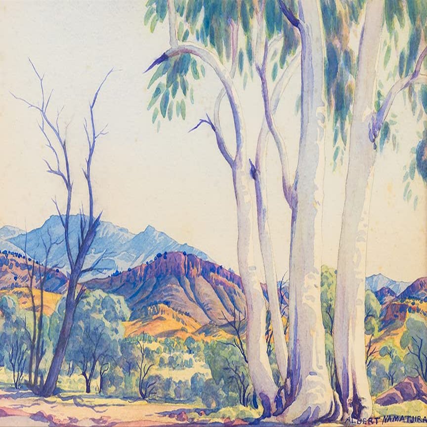 Albert Namatjira : Australian Scene : 1940 : Archival Quality Art Print