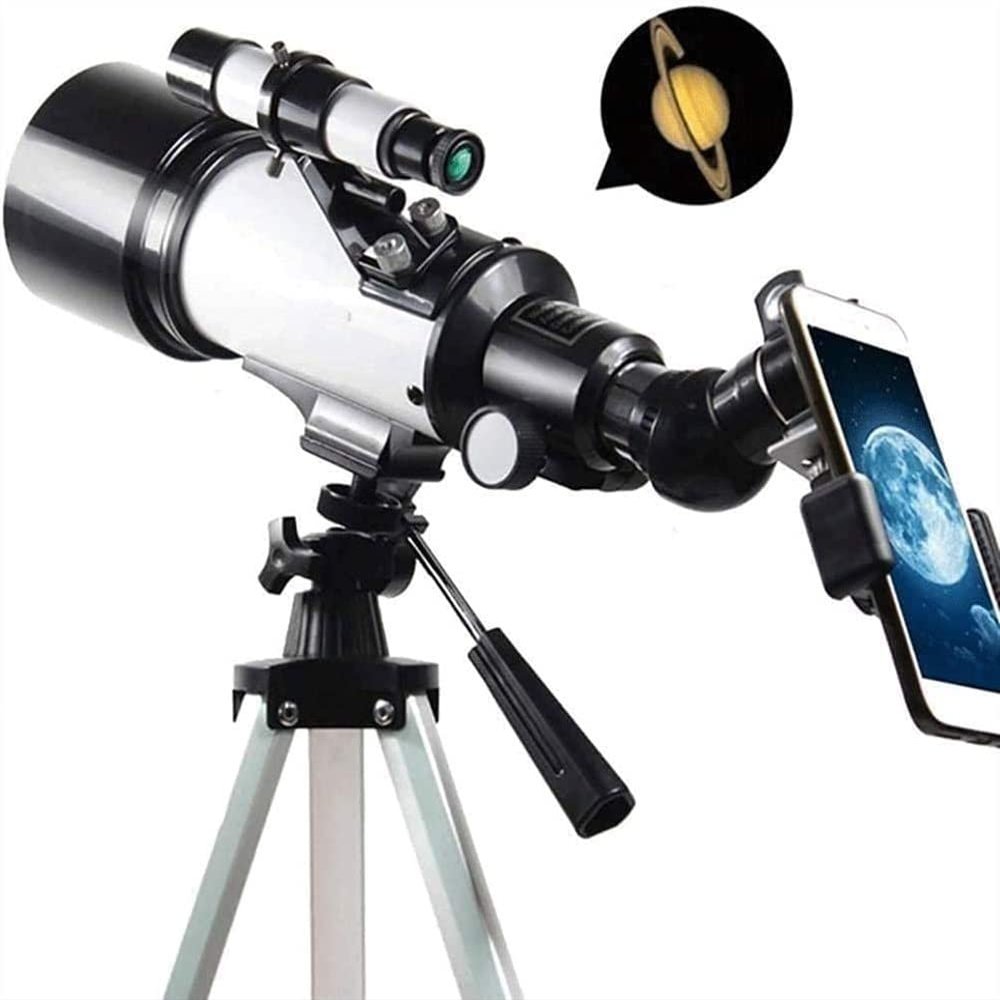 BUZZNN Telescope, 70mm Aperture Telescopes for Adults Astronomy & Kids & Beginners, Portable 400mm Refracting Telescope with Adjustable Tripod, Astronomy Gifts for Kids