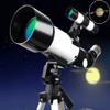BUZZNN Telescope, 70mm Aperture Telescopes for Adults Astronomy & Kids & Beginners, Portable 400mm Refracting Telescope with Adjustable Tripod, Astronomy Gifts for Kids view 2