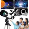 BUZZNN Telescope, 70mm Aperture Telescopes for Adults Astronomy & Kids & Beginners, Portable 400mm Refracting Telescope with Adjustable Tripod, Astronomy Gifts for Kids view 3
