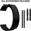 CZKE Watchband Straps For Garmin Fenix 5x/6x/6/5 935 22mm 26mm Nylon Braided Loop Adjustable Replacement (Color : Preto, Size : 26mm Fenix 6X 6XPro) view 3
