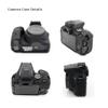 Camera Soft Silicone Case Bag Black Rubber Armor Skin Body Cover Protector for Nikon D5600 Camera, Black, Compact view 2