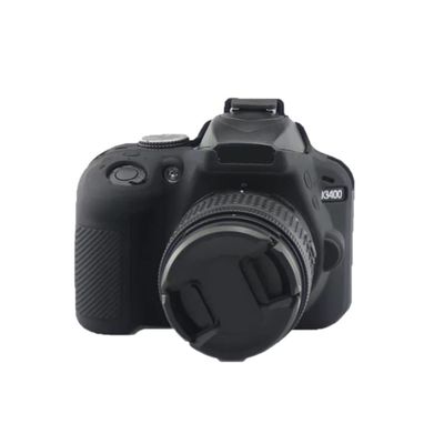 Camera Soft Silicone Case Bag Black Rubber Armor Skin Body Cover Protector for Nikon D3400 DSLR Camera