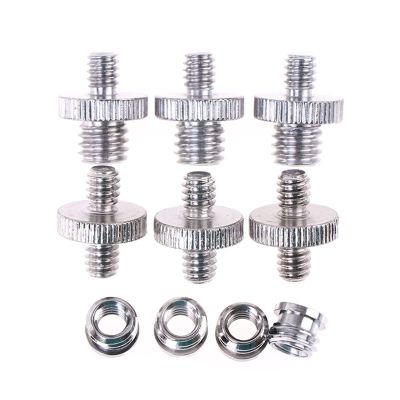 ANUTE 10Pcs/pack 1/4 Inch And 3/8 Inch Camera Screw Adapter Converter Threaded Mount Set