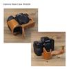 AFGRAPHIC Camera Case Brown PU Leather Protective Half Body Cover Base Case with Bottom Opening Version for Fujifilm X-H2 Camera, Brown, Compact view 2