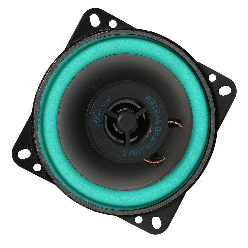 Pavv Universal Car Audio Speaker, 4 Inch Car HiFi Coaxial Speaker with 4 Ohm Impedance, Mid Range Stereo Sound, 100Watt Power, Car Amplifier for Vehicle Car Sound System