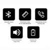 ihreesy Motorcycle Helmet Headphones,Bluetooth 5.0 Helmet Bluetooth Headset Noise Canceling Bluetooth Headset Intercom with Microphone view 3