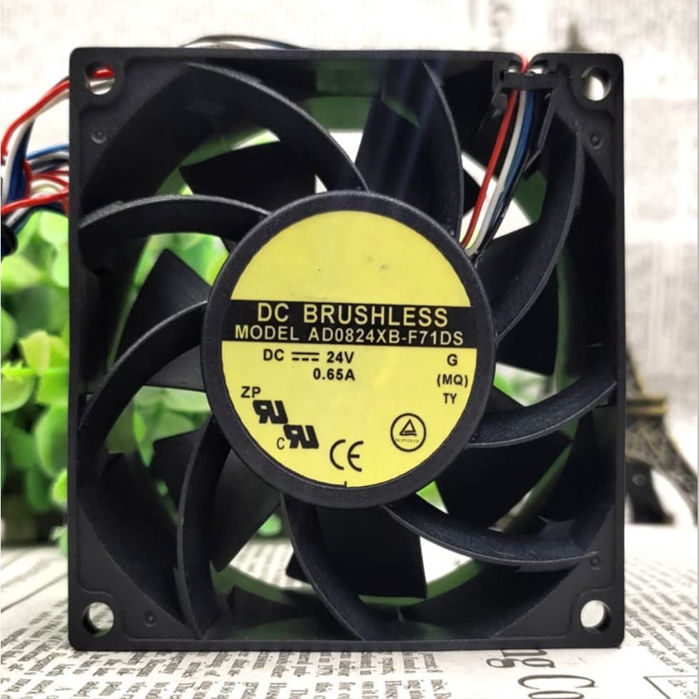 AD0824XB-F71DS 24V 0.65A 8038 Cooling Fan 80X80X38mm