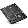 ELUTENG M.2 to SATA Adapter - 2 in 1 Converter for MSATA/M.2 NGFF SSD to 2.5" SATA III, Supports B&M Key, Not for M Key view 1