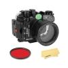 Seafrogs ZV-1 [40M/130FT] Underwater Camera Housing Waterproof Scuba Diving Case for Sony ZV1 ZV-1 with Leak Detection Sensor, Vacuum Pump System Port-Black view 1