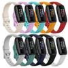 Farluya 10 Pack Compatible with Fitbit Inspire 3 Bands,Soft Sport Bands Silicone Replacement Wristband for Fitbit Inspire 3 Tracker Smart Watch for Women Men, Small view 1