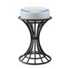 For Amazon Echo Dot 1/2/3/4/4th /Apple Homepod Mini / Google Home Mini & Nest Mini Holder Galvanised Black Stand, No Screws Required, Speaker Accessories Rack (Black) JT03 view 2