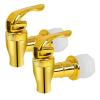 Spigot for Beverage Dispenser, 2 Pack Gold Spout for Drink Dispenser, Push Style Faucet for Beverage Dispenser Spigot Replacement Glass Water Dispenser Spout view 1