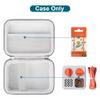 Canboc Hard Carrying Case Compatible with Yoto Mini (2024 Edition) Kids Bluetooth Travel Audio & Music Player, Mesh Pocket fit Audiobook Cards, Mini Radio Carrying Storage Bag, Grey (Case Only) view 2