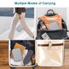 Canboc Hard Carrying Case Compatible with Yoto Mini (2024 Edition) Kids Bluetooth Travel Audio & Music Player, Mesh Pocket fit Audiobook Cards, Mini Radio Carrying Storage Bag, Grey (Case Only) view 3