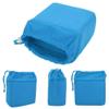 Camera Insert Bag, DSLR Lens Bag Padded Case with Drawstring (Orange) for Digital SLR Cameras and Lenses Black Orange Water Blue(Blue) view 3
