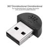 Mini USB Microphone for Computer, Noise Reduction MIC Recording for Desktop PC, Free Audio Receiver Adapter for Web Chat Video Conferencing MSN fit USB Interface view 4