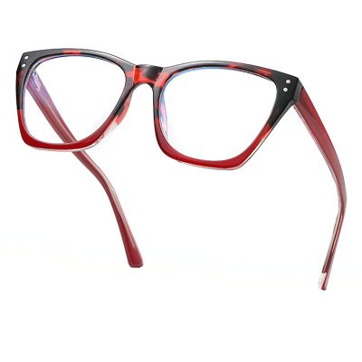 laureles Fashion Blue Light Blocking Reading Glasses Women Computer Reader Leopard Eyewear Frames Female (C1, 2.25 Magnification)