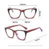 laureles Fashion Blue Light Blocking Reading Glasses Women Computer Reader Leopard Eyewear Frames Female (C1, 2.25 Magnification) view 4