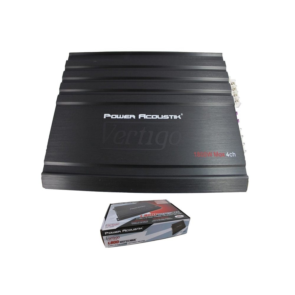 Accoustik Vertigo Series 1800W 4 Channel Full Range Amplifier VA4-1800D VA41800D