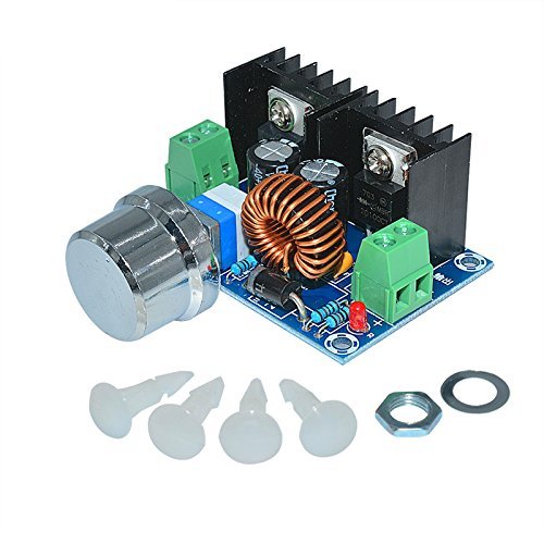 2 Pack DC-DC Buck Converter Voltage Regulator 4V-40V to 1.2-36V 8A Adjustable Step Down Power Module 200W XL4016