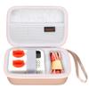 Canboc Hard Case for Yoto Mini Kids Audio & Music Player Childrens Speaker Plays Audiobook Cards Radio, Mesh Pocket fit Audiobook Cards, Mini Radio Carrying Storage Bag, Rose Gold (Case Only) view 1