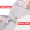 Canboc Hard Case for Yoto Mini Kids Audio & Music Player Childrens Speaker Plays Audiobook Cards Radio, Mesh Pocket fit Audiobook Cards, Mini Radio Carrying Storage Bag, Rose Gold (Case Only) view 3