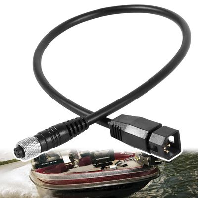Deecaray 1852068 MKR-US2-8 HUM 7 PIN Transducer Adapter Cable with Instruction ManualSuitable for Connection of Fish Finder to Universal Sonar 2 Transducer on Trolling Motor