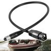 Deecaray 1852068 MKR-US2-8 HUM 7 PIN Transducer Adapter Cable with Instruction ManualSuitable for Connection of Fish Finder to Universal Sonar 2 Transducer on Trolling Motor view 1