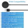 Compatible with Garmin Watch Charger Dock, USB Charging Cable for Fenix 7 7X 6 6S 6X 5 5S Plus, Forerunner 945 245, Vivoactive 5 4 3, Instinct + Anti-Dust Plugs view 3