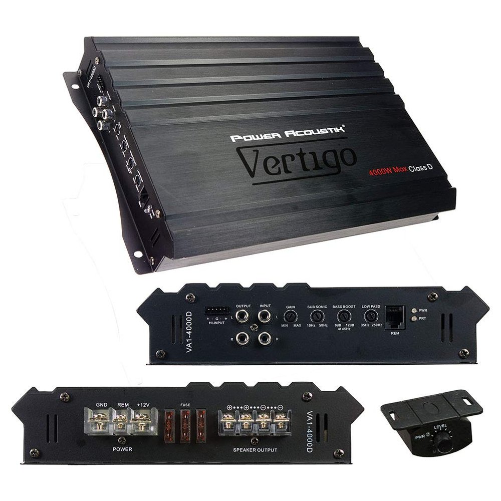 Accoustik Vertigo Series 4000W Class D Monobblock Amplifier VA1-4000D VA14000D