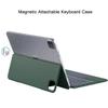 Eisuiyi Magnetic Attachable Keyboard Case for iPad Pro 11" 4th/3th/2nd/1st Gen, Compatible with iPad Air 11" M2 2024/ iPad Air4/Air5 10.9", Built-in Trackpad, Vertical Stand Support, Green view 3