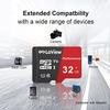 32GB Micro SD Card 5 Pack, Micro SDXC UHS-I Memory Card  95MB/s,633X,U3,C10, Full HD Video V30, A1, FAT32, High Speed Flash TF Card P500 for Computer with Adapter/Phone/Tablet/PC view 3