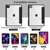 Batianda Hybrid Case for iPad Pro 11-inch 2022 2021 (3rd Generation) / iPad Pro 11" 2nd 2020 [Built-in Pencil Holder] Shockproof Cover with Clear Transparent Back Shell TPU Bumper,Moon Phases view 2