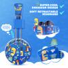 QearFun Cool Dinosaur Bluetooth Headphones, 85dB Safe Volume Limit, Wireless & 3.5mm Wired Headset with Mic, Bluetooth 5.2, Fast Charging, Foldable,for School, Tablet, Travel, Airplane view 2