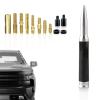 Yonput 1 Pack Car Bullet Antenna with 12 Screws, for Chevy Silverado 1500 2500 3500 HD Avalanche GMC Sierra 1500 2500 3500 Denali Toyota Tanto Toyota Tacoma Jeep Wrangler Heavy Duty Trucks (Silver) view 1