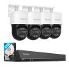 REOLINK 4K PTZ Security Cameras System, IP PoE Outdoor Cameras, 4X TrackMix PoE with 6X Hybrid Zoom, Auto Tracking, Bundle 8MP/4K 16CH NVR with 4TB HDD for 24-7 Recording view 1