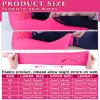 Handepo 12 Pairs Breast Cancer Awareness Football Arm Sleeves Youth Pink Football Arm Sleeves UV Sleeves for Youth Women Men(Pink,Small) view 2