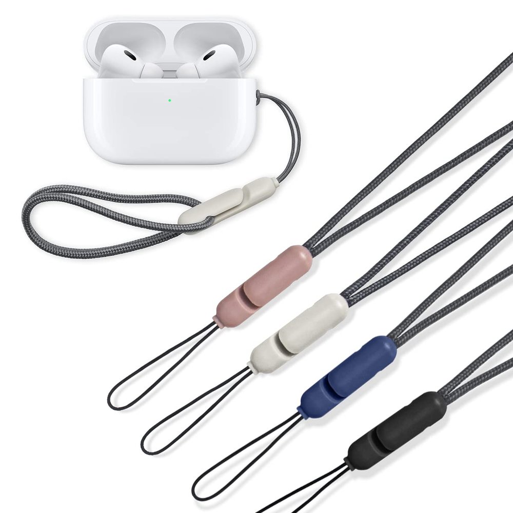 [4Pack] Lanyard for AirPods Pro 2nd Generation,New Wireless Bluetooth Earbuds Protective Case Anti-Lost Lanyard Compatible with AirPods Pro 2nd (2022)