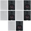 Rockville Pair WA658 6.5" in-Wall Home Speakers w Kevlar Woofer+Silk Dome Tweeter view 1
