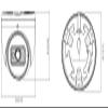 Titanium Original US Version IP-5IRD8S3B4/28 8MP IR WDR Outdoor Network Built-in MIC Eyeball Camera with 2.8mm Fixed Lens, White. view 2